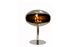 Cocoon Fires Terra Pedestal Stainless Steel