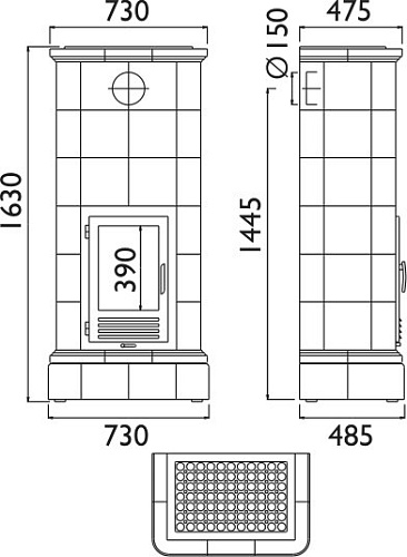 Kaledonie color (чугунная вставка)_2