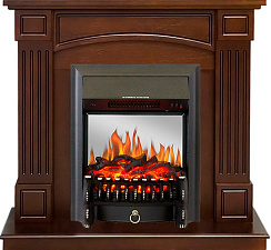 Royal Flame Boston с очагом Fobos FX M Black темный дуб