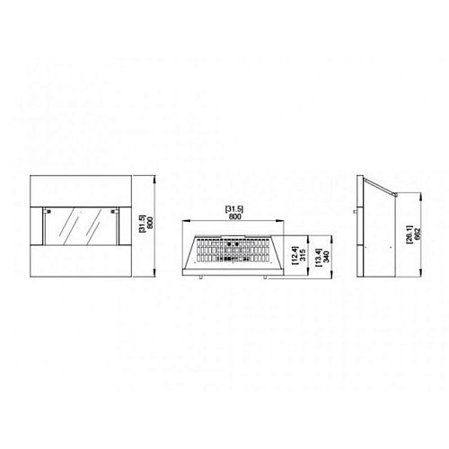 Ecosmart Fire Rado Black powder coated_3