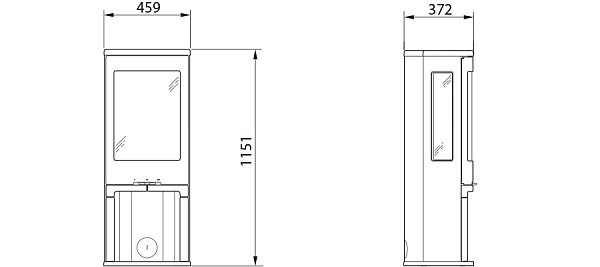 Камины из металла Contura 750_1